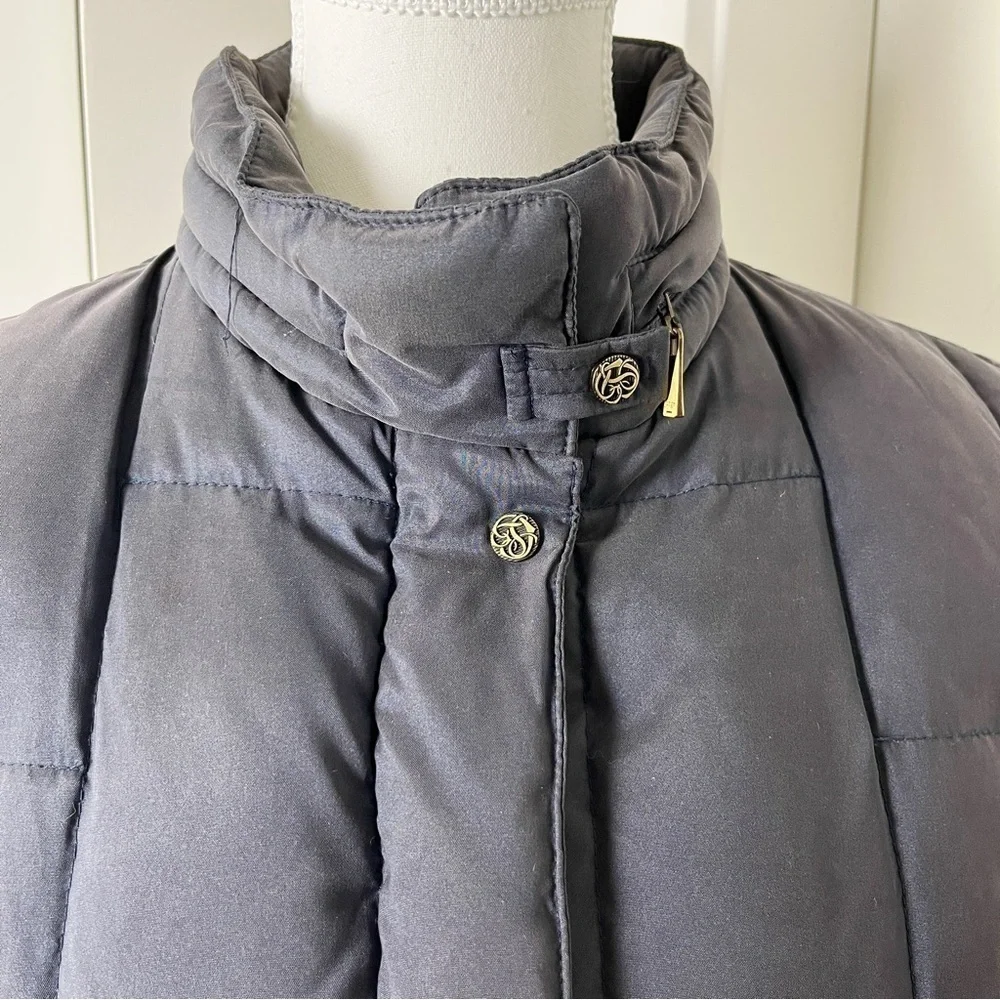 Junge Down-Filled Waisted Body Warmer Gilet w/ Hood & Multiple Pockets, Size 16 - Picture 6 of 16